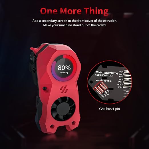 BIGTREETECH EBB SB2209 CAN with Pre-Crimped 30-Pin Wire NTC 100K Thermistor for Voron StealthBurner 3D Printer Parts Hotend Klipper CanBus Extruder HeadTool Max31865 Adapter Board