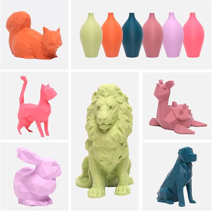 eSUN Matte PLA Filament 1.75mm, Matte 3D Printer PLA Filament, 1KG Spool 3D Printing Filament for 3D Printers, Tangerine