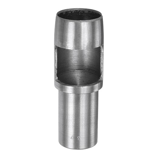HARFINGTON Hollow Punch for Leather 37mm Round Hole Punch Tool for Belt Puncher Carbon Steel Single Punch for Watch Belts Cut Leather Craft Rubber Paper Fabric Plastic Soft Material