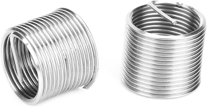 x1.5 Thread Repair Kit, High Strength Thread Repair 10Pcs | Thread Chaser Set, Stainless Steel, High Strength Thread Restoration
