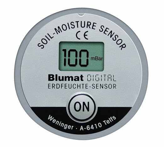 Blumat Moisture Meter for Plants - Accurate Soil Moisture Meter - Easy to Use Advanced Water Meter for Gardening (Moisture Meter with Cap)