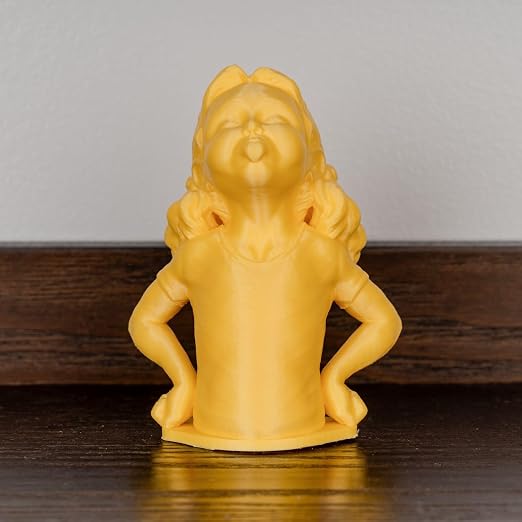 Polymaker Panchroma Satin PLA Filament 1.75mm for 3D Printing, 1kg, Yellow | Neatly Wound, Semi-Matte PLA, Easy Print & Smooth Feeding, Compatible with Bambu Lab & Most 3D Printers