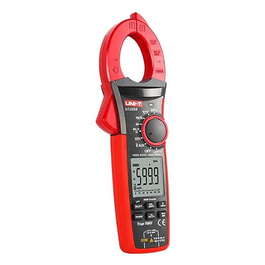 UNI-T UT208B Analog Clamp Meter Multimeter AC DC 1000A 1000V Tester Professional Digital Ammeter Pliers Voltmeter Temperature