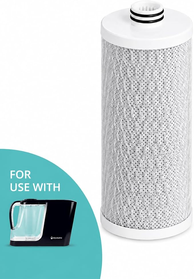 Aquasana Clean Water Machine Replacement Filter Cartridge - Removes Up To 97% of Chlorine & 99% of 78 Contaminants - 1 Count - AQ-PWFS-R-D