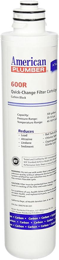 American Plumber 600R Replacement Water Filter Cartridge