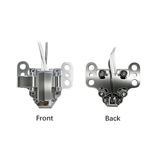 AD5X Hotend Heating Assembly for Flashforge AD5X 3D Printer Hotend Heating Block Component with Ceramic Heater, Thermistor Sensor & Metal Clip, Durable AD5X Extruder Parts & Accessories