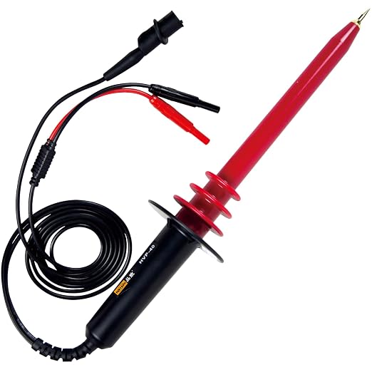 PINTECH High Voltage Probe for Multimeter, 40kV Multimeter Probe 1000:1 | 28kV Max AC(50/60Hz), 1000MΩ Input Impedance, High Voltage Decay Test Probe, HVP-40