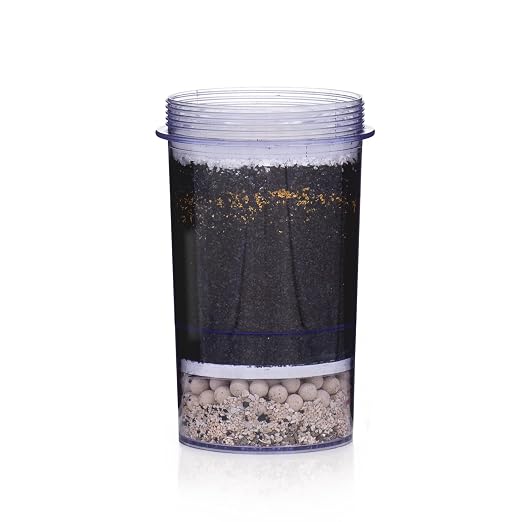 5-Stage Alkaline Replacement Filter for the Gravity Water System by Santevia | At Home Water Filter that Makes Water Alkaline and Adds Minerals | Filters Chlorine and Lead