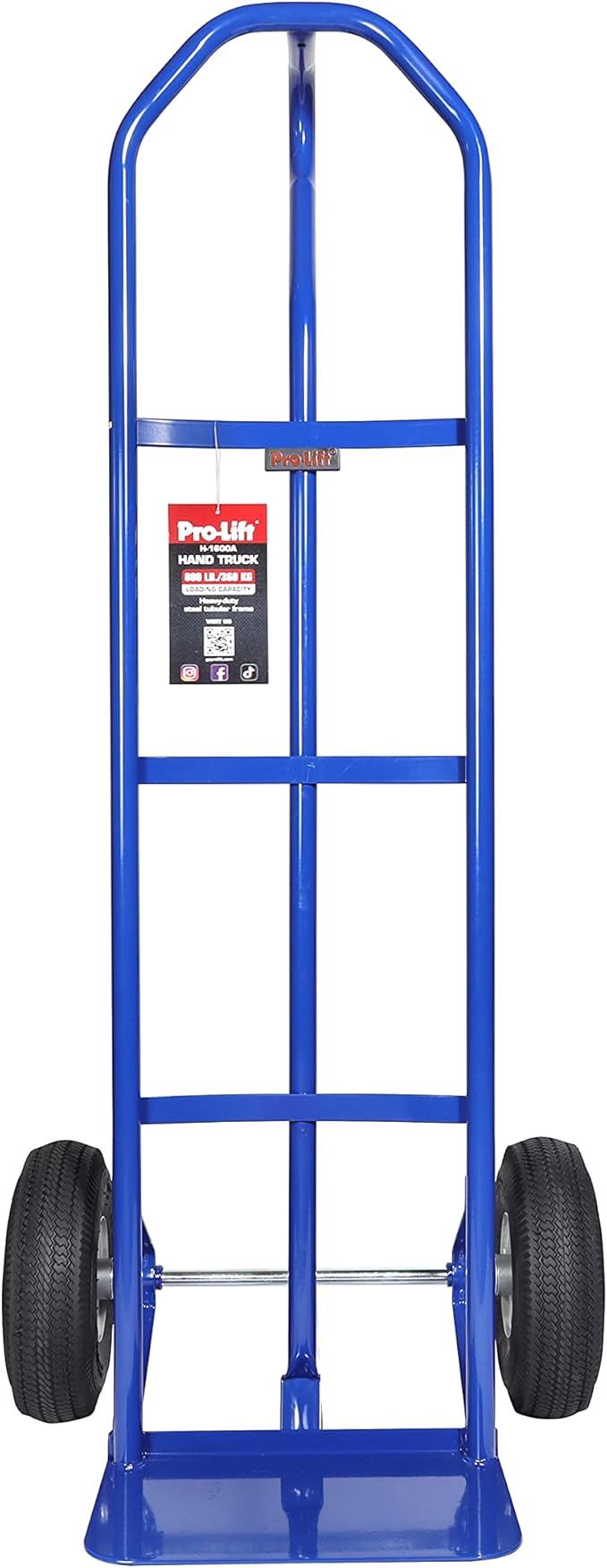 Pro Lift Hand Trucks Heavy Duty – Industrial Dolly Cart with Vertical Loop Handle and 800 Lbs Maximum Loading Capacity