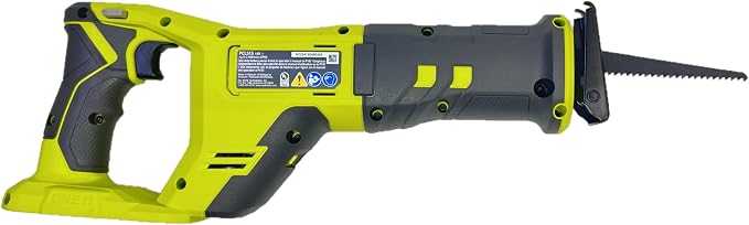 RYOBI ONE+ 18V Cordless Reciprocating Saw - 3,400 SPM Variable Speed, 1 in. Stroke Length, Tool Only (Battery Not Included) - PCL515B | Battery and Charger Sold Separately
