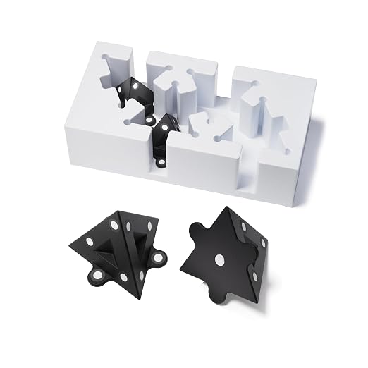 Revopoint 4 Pieces 3D Magnetic Pyramid Marker Kit for 3D Scanning, 3D Scanning Markers for 3D Scanners, 3D Tracking Dots for Preventing Tracking Loss and Enhance Accuracy, 3D Reference Point Marker