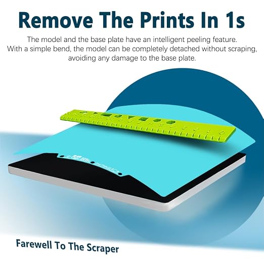 OMG Cool Plate 235x235mm Build Plate for AD5X/AD5M/AD5M pro/Ender 3/3 Pro/Ender 3 S1/Ender 3 V2 Neo/Ender 3 Neo 3D Printer,Spring Steel Sheet build Plate 3D Printer Platform Easily remove your prints.