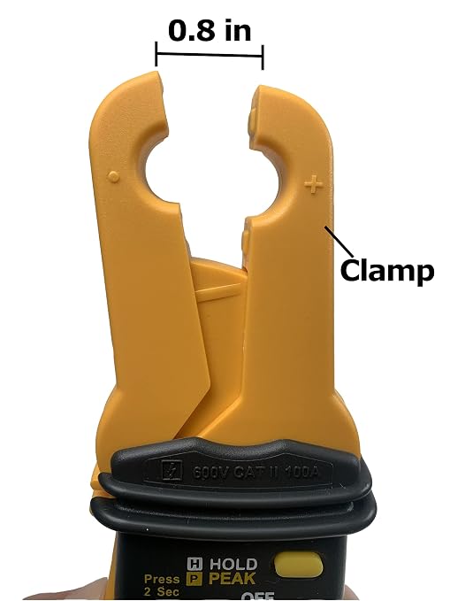 TECPEL DCM-043 Digital AC/DC clamp meter, clamp transmitter, high resolution of 1mA