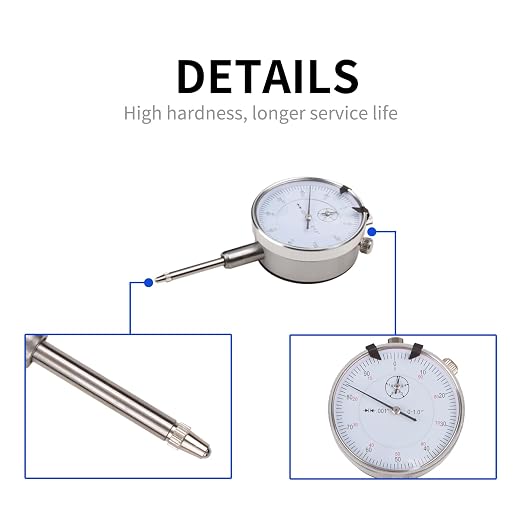 6434 Sleeve Height & Counterbore Gauge, 0-1" Dial Indicator with 0.001" Graduation, Diesel Engine Cylinder Liner Measuring Tool, Caterpillar Cummins Detroit Diesel Compatible