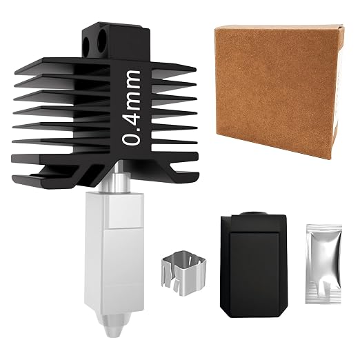 0.4mm Hardened Steel Hotend Nozzle Kit for Bambu Lab P1P P1S X1 X1C, All-Metal Integrated Design 300℃ High-Temperature Print Head Replacement