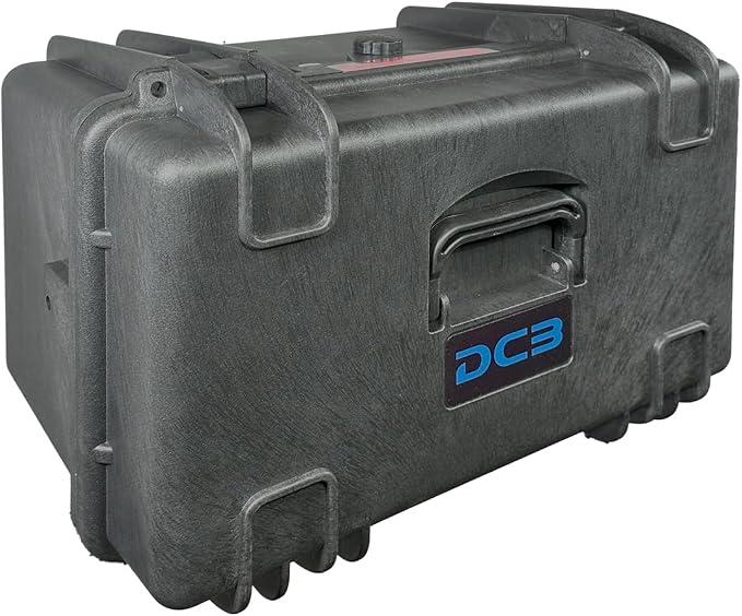 DCB Cases - Element 4102F | 16 x 11 x 12 Ext Dim | IP67 Waterproof | Pluck Foam Insert | Foldable Handle | Pressure Control Valve | Resin-Reinforced Injection Molded Plastic | 2 Latch Lid Close