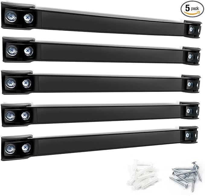 DGSL Magnetic Tool Holder Strip 5 Pack, 16 In Heavy Duty Tool Organizer Magnetic Strip, Tool Magnet Bar For Garage Tool Organization