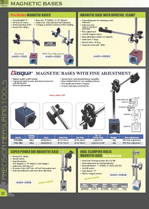 HHIP 4401-0810 Mini Universal Magnetic Base