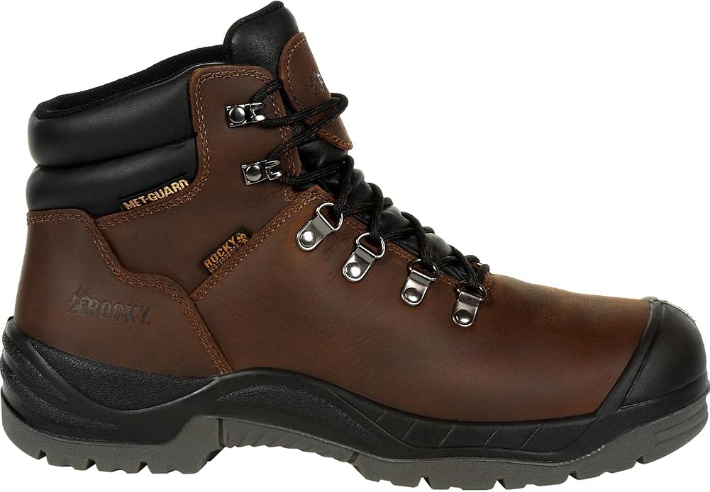 ROCKY Worksmart Composite Toe Internal Met Guard Waterproof Work Boot
