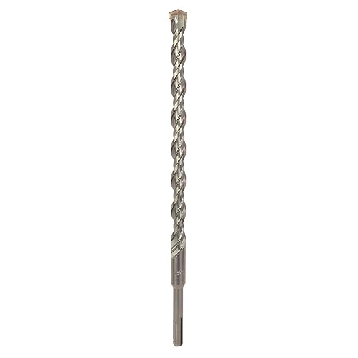 5/8 Inch x 12 Inch SDS Plus Rotary Hammer Drill Bit, Carbide Tipped for Brick, Stone, and Concrete Version 2 (5/8" x 10" x 12")