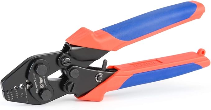 iCrimp CWR1522 Wire Rope Crimping Tool with Cutting function for Cable Railing, Hand Swaging 0.1~2.2mm Aluminum Oval Sleeves,Alloy Double Sleeves (CWR1522)