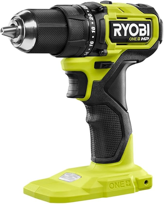 RYOBI 18V ONE+ HP Compact Brushless 1/2" Drill/Driver Kit With Battery & Charger