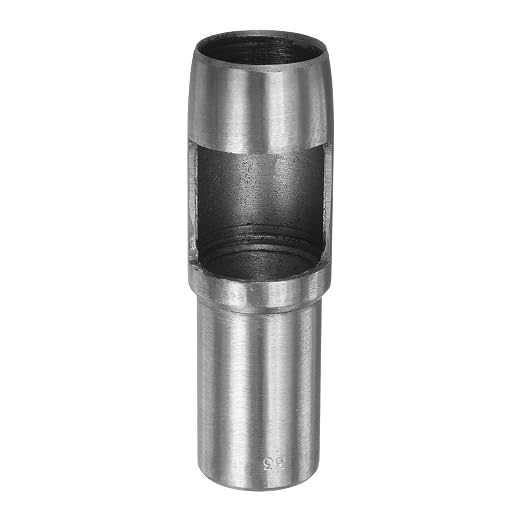 HARFINGTON Hollow Punch for Leather 33mm Round Hole Punch Tool for Belt Puncher Carbon Steel Single Punch for Watch Belts Cut Leather Craft Rubber Paper Fabric Plastic Soft Material