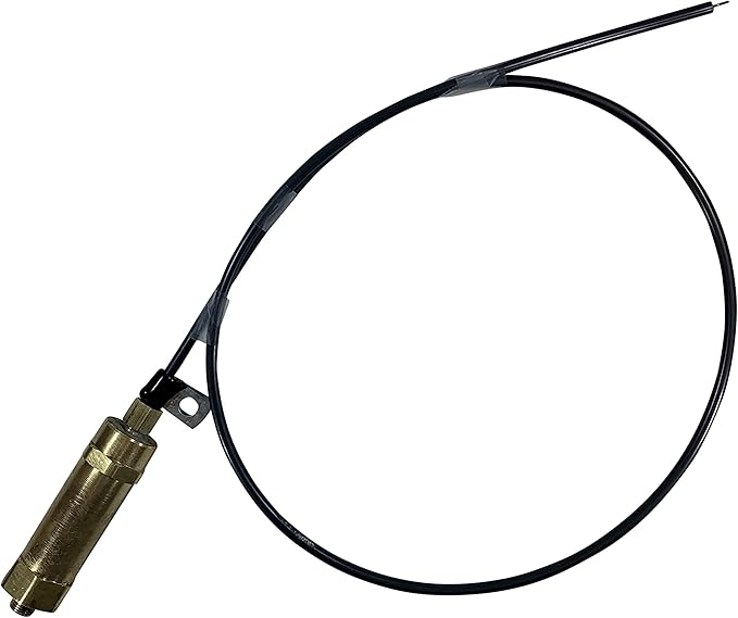 Throttle Control Mechanism for Gas Engine Air Compressors, Cable Whip Style (8HP - 13HP Engines, 24" Throttle Control Cable)