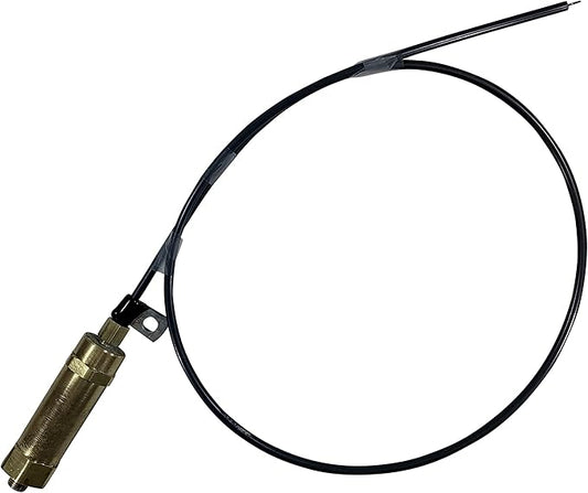 Throttle Control Mechanism for Gas Engine Air Compressors, Cable Whip Style (8HP - 13HP Engines, 60" Throttle Control Cable)
