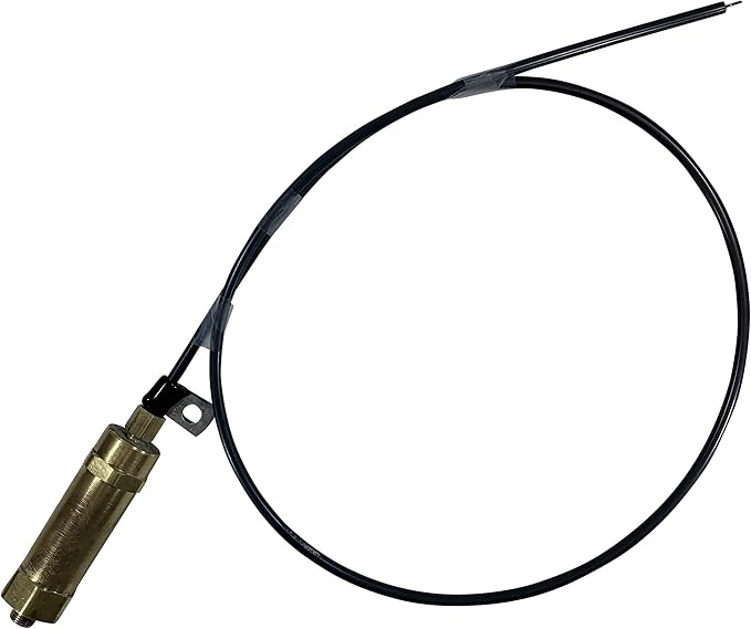 Throttle Control Mechanism for Gas Engine Air Compressors, Cable Whip Style (8HP - 13HP Engines, 36" Throttle Control Cable)