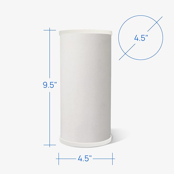 Culligan Whole House Water Filter for Sediment - 25 Micron RFC-BBSA 10”x4.5” Long Lasting Water Filter Replacement Compatible with FXHTC,W50PEHD,GXWH40L,GXWH35F,GNWH38S,WFHD13001,(Pack of 3)