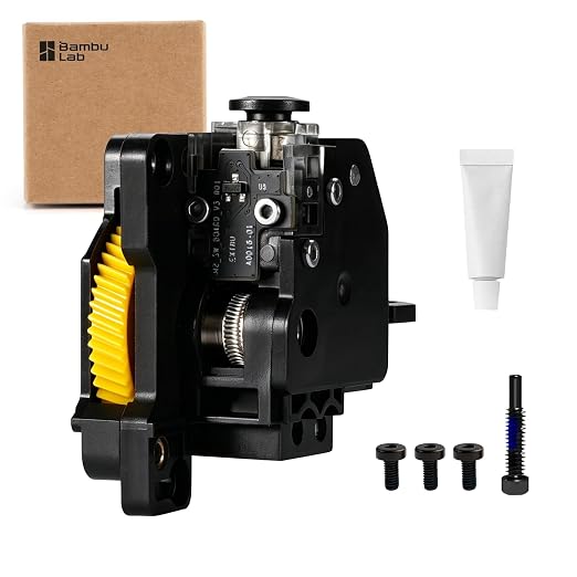 Bamboo Original P1 Series Stainless Steel Extruder Unitt with Dual Gears for Increased Extrusion Force and Filament Break Detection,Compatible with Bambu Lab P1P/P1S 3D Printer