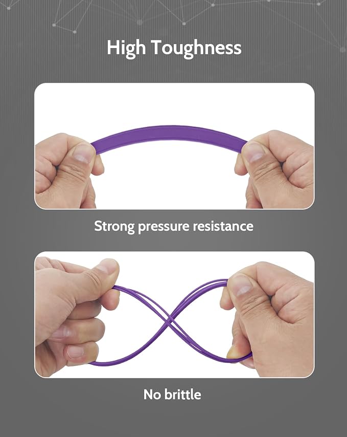 DURAMIC 3D PLA+ Printer Filament 1.75mm PLA Plus Neatly 2Kg Spool(2.2lbs) | PLA Pro Tougher and Stronger, Dimensional Accuracy Probability +/- 0.02mm Purple