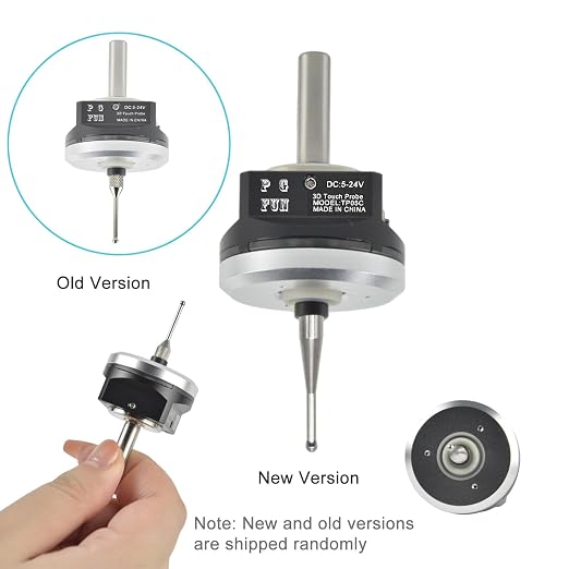 DIY CNC Touch Probe XYZ Axis 3D Digitizing Edge Finder 3-Coordinate Measuring Sensor Kit with 6 mm Shank & 2.0 mm Tungsten Steel Ball Tip