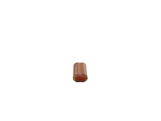 SwageRight MIL-SPEC Copper Swage Sleeves Clip & Ferrules (3/16 inch) – Oval Duplex Wire Rope Cable Crimping Loop Fittings (Pack of 25)