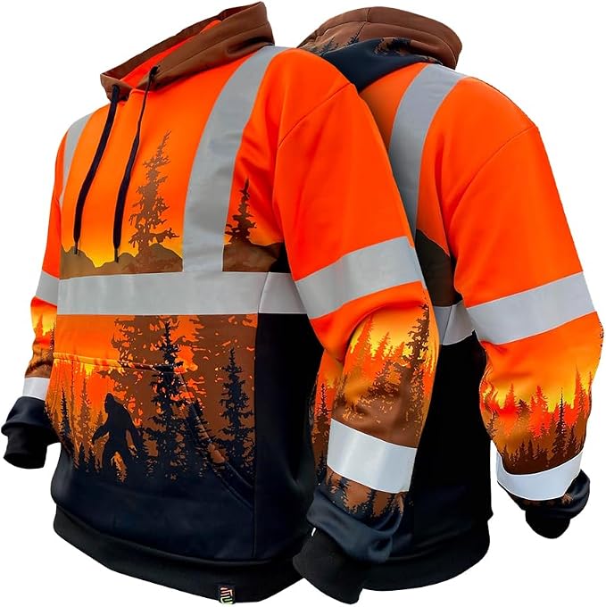 SafetyShirtz SS360 ANSI Class 3 Type R Graphic Hoodie