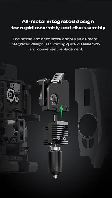 Creality K2 3D Printer Ceramic Heating Block Kit, 300℃ High Temperature Resistance, High Thermal Conductivity, Quick-swap Nozzle