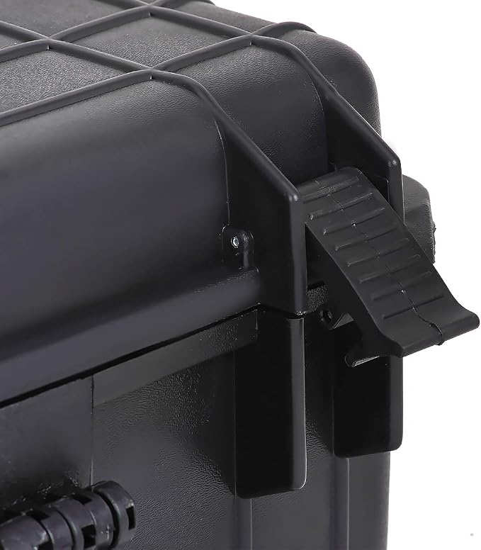 MEIJIA Portable Waterproof Protective Hard Case, Camera Case with Customizable Fit Foam Inserted,Fit Use of Drones,Camera,Equipments, Elegant Black (22.4"X16.73"X8.46")