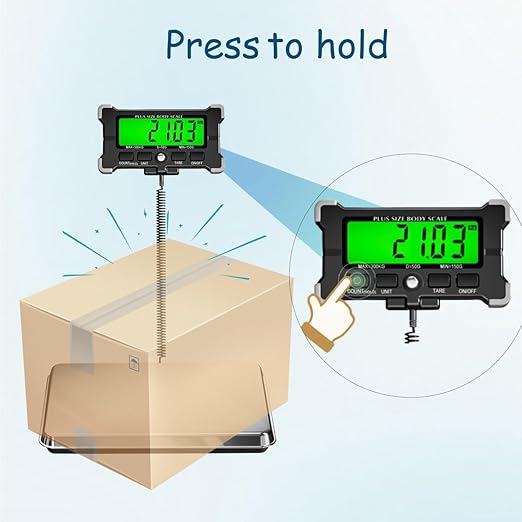 Urby Extra Wide Scale for Body Weight, Plus Size Scale, Seniors | Easy to Read External Display, 300kg/660lb Capacity, Talla Extra Balanzas para Pesar Personas