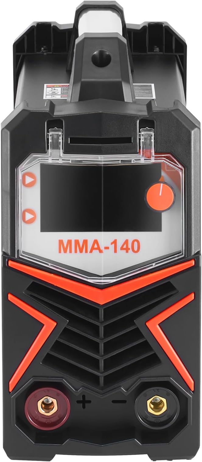 VEVOR MMA Welder, 140A 4-in-1 Welding Machine - MMA (Stick)/DC Pulse MMA/DC Pulse TIG/Lift TIG, 110 & 220V Dual Voltage Electric Welder with LED Display, Synergic Control, IGBT Inverter Hot Start