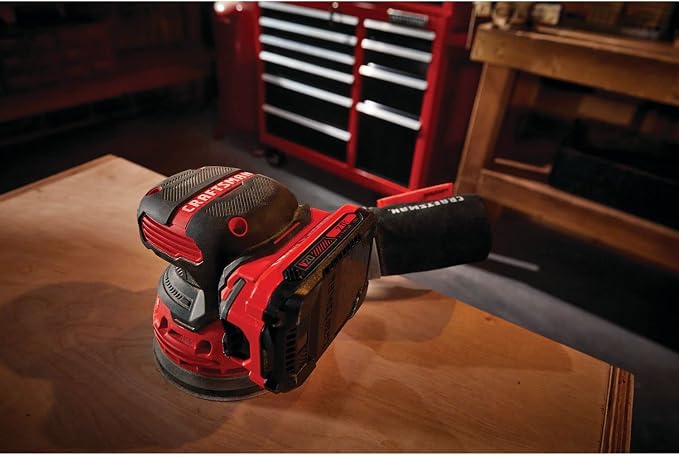 CRAFTSMAN V20 Orbital Sander, Cordless, 12,000 OPM, Bare Tool Only (CMCW220B)