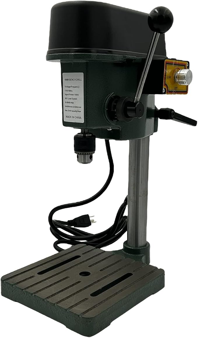 EUROTOOL Small Benchtop Drill Press, 3 Speed | DRL-300.00