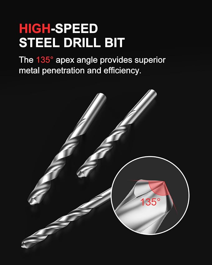 Kolvoii M12×1.5 Helicoil Thread Repair Kit, Metric M12 Helicoil kit with HSS Drill Bit, Tap & Stainless Steel Inserts for Oil Pan, Transmission & Industrial Machinery