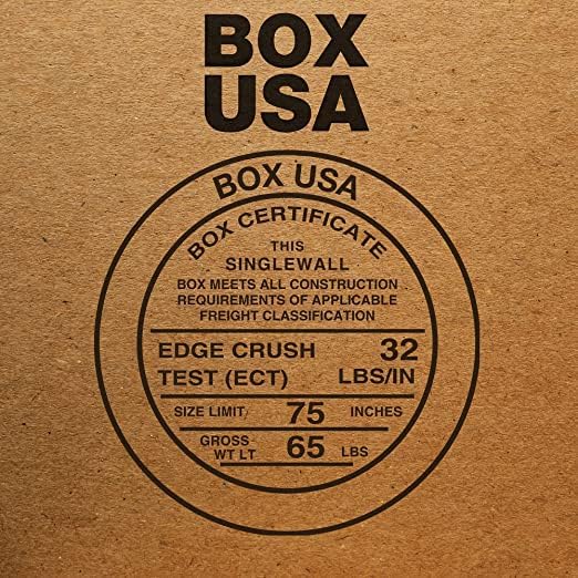 BOX USA 24" x 18" 50-Pack - Large Card Board Sheets for Packaging, Layer Separation, Shipping, Mailing, Packing, and Protecting Products from Forklift Damage