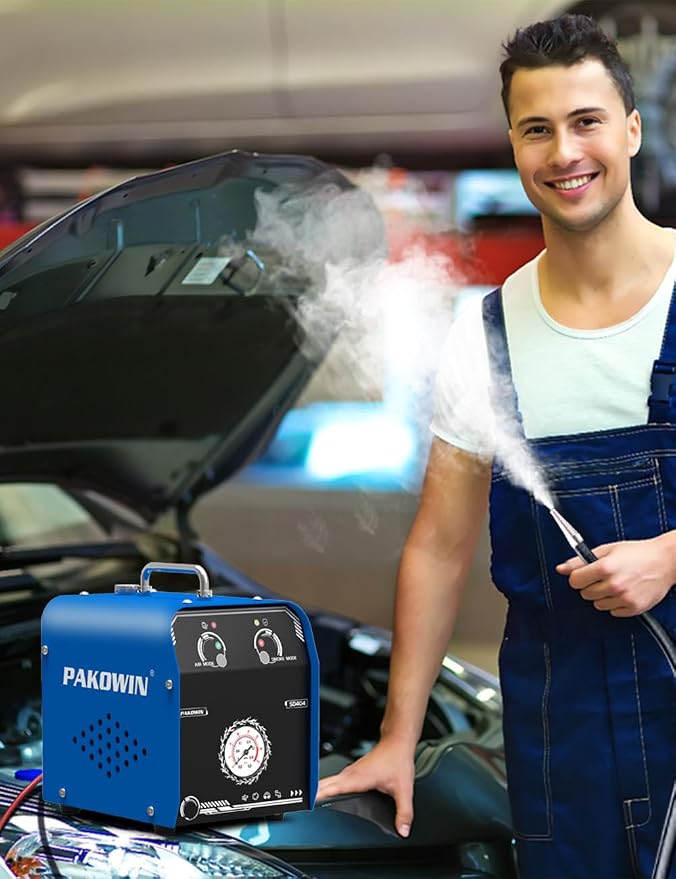 Automotive EVAP Vacuum Smoke Tester - Smoke Diagnostic Tester with Built-in Air Pump for Vehicle Pipe Systems