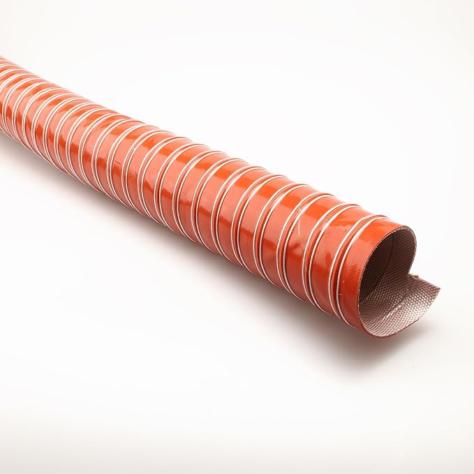 AC PERFORMANCE 2.5" ID Automotive Silicone Flexible Brake Cooling Air Ducting Induction Intake Pipe Hose, Length 1 Meter (3.3 Feet)