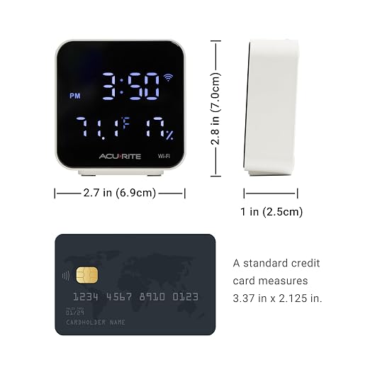 AcuRite Digital Indoor Thermometer and Hygrometer, Infrared Controller