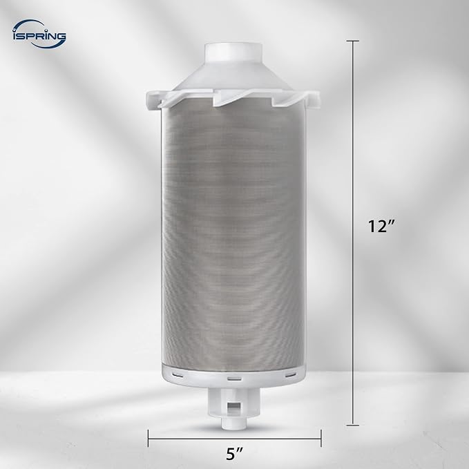 iSpring FWSP100ARJ Spin Down Sediment Filter Replacement Cartridge, 50 Micron