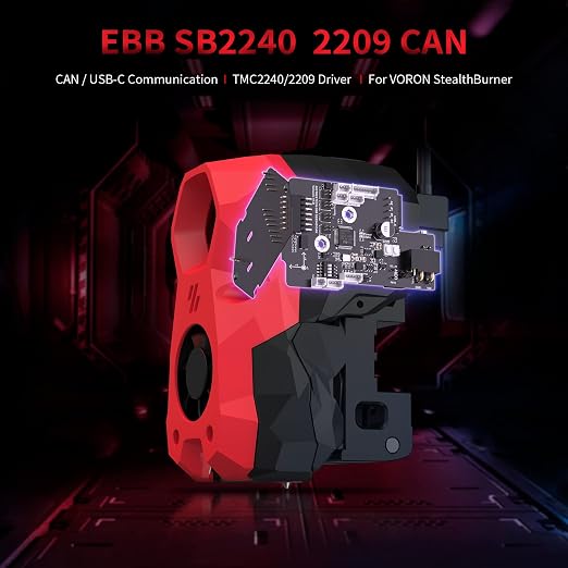 BIGTREETECH EBB SB2209 CAN with Pre-Crimped 30-Pin Wire NTC 100K Thermistor for Voron StealthBurner 3D Printer Parts Hotend Klipper CanBus Extruder HeadTool Max31865 Adapter Board