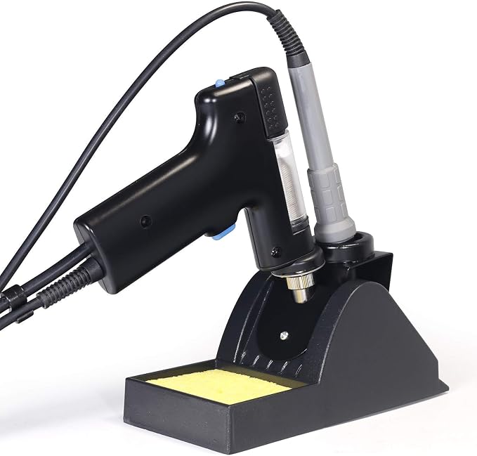 YIHUA 948 Professional Desoldering Station (Upgraded) bundle with the #948A Soldering Iron with Iron Holder, Soldering Iron, and Accessories (29 Items)